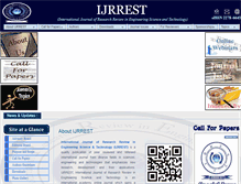 Tablet Screenshot of ijrrest.org